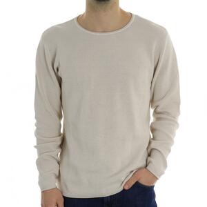 MAGLIA GIRO BEIGE